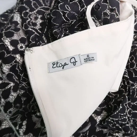 Eliza J Lace 3/4 sleeve Dress - Picture 8 of 14